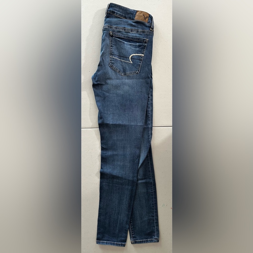 American Eagle Outfitters Dark Blue Skinny Jeans